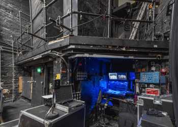 Theatre Royal, Newcastle upon Tyne, United Kingdom: outside London: Prompt Corner (Stage Left)